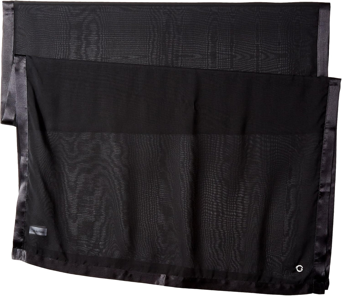 Calvin Klein womens Satin Border Chiffon Scarf