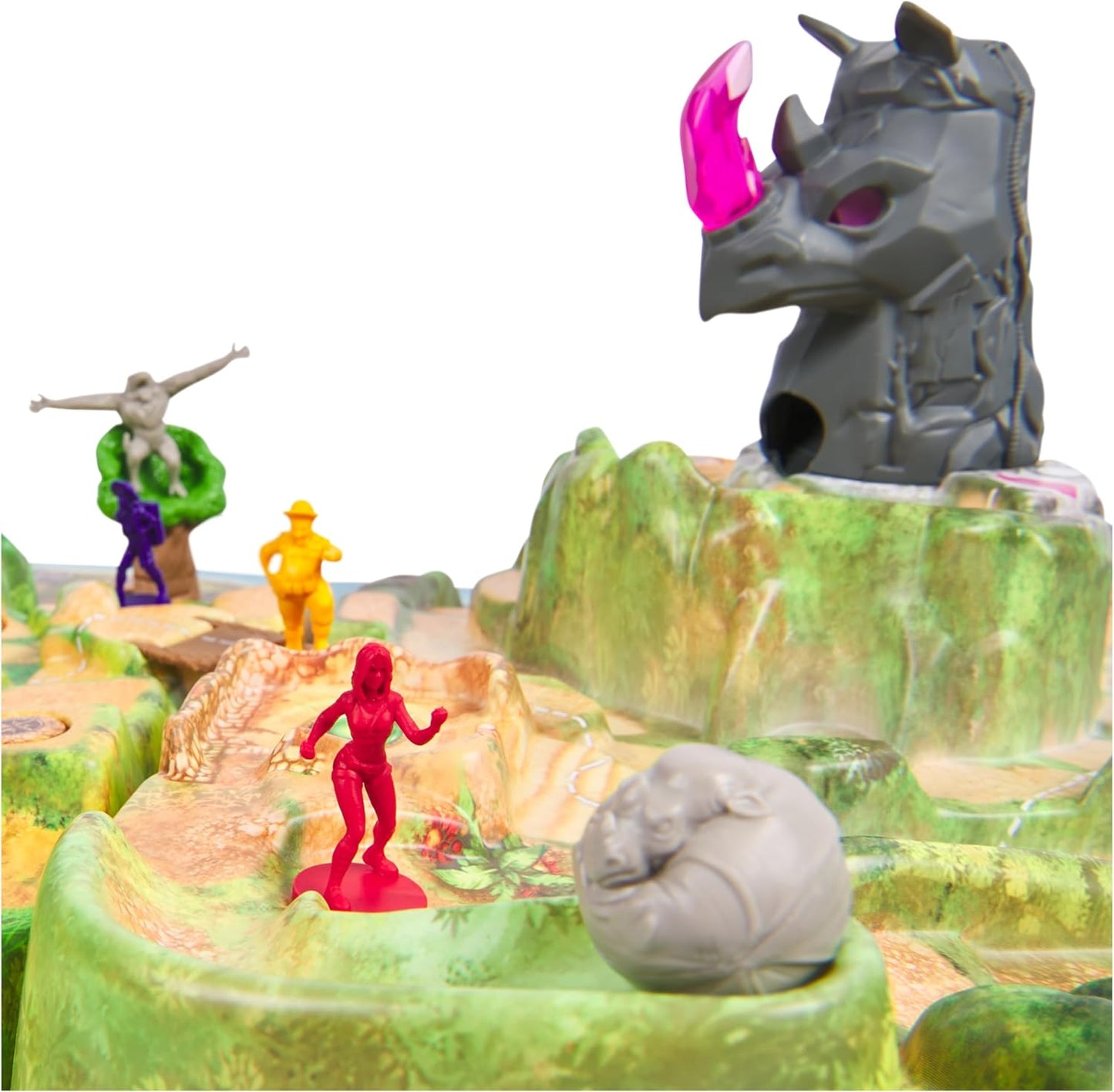 Spin Master Games, Jumanji Stampede, 3D Adventure Cooperative Board Game, for Fans of The Jumanji Movies, Easter Gift, 2-4 Players, for Ages 8 & Up