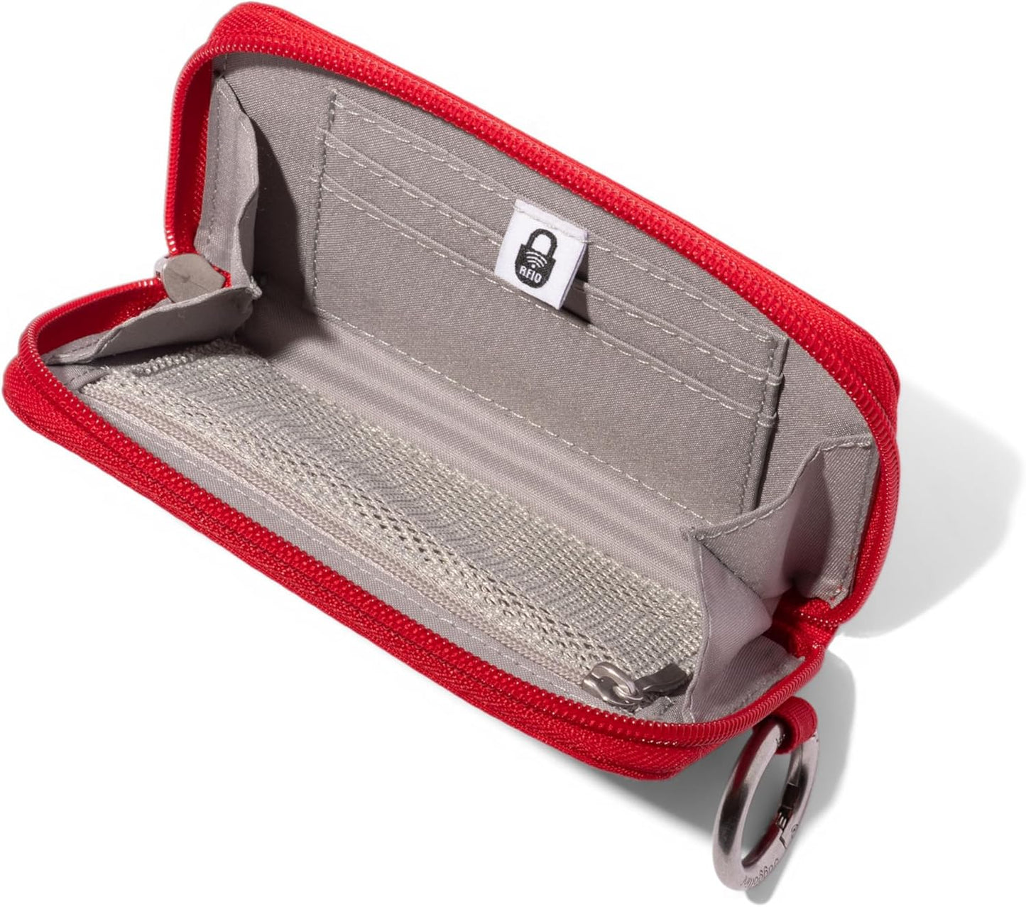 Baggallini Deluxe Card Case - Lightweight 5.5"x3.3" RFID Protected Womens Wallet Card Holder
