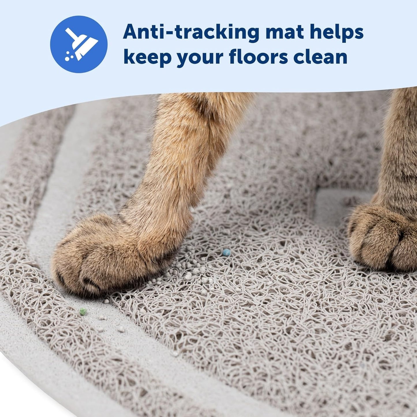 PetSafe ScoopFree Clumping Litter Box Hood & Accessory Bundle - Odor Control Box - Self-Cleaning Litter Box Accessories - Litter Box Privacy Cover - Easy to Clean