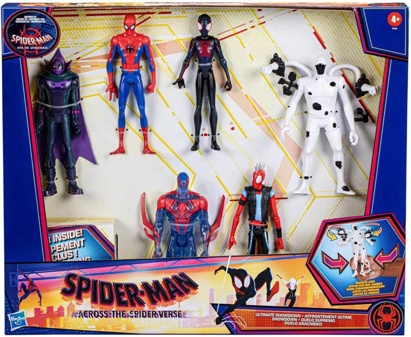 Marvel Spider-Man Across The SpiderVerse 6 Inch Ultimate Showdown Figure 6-Pack