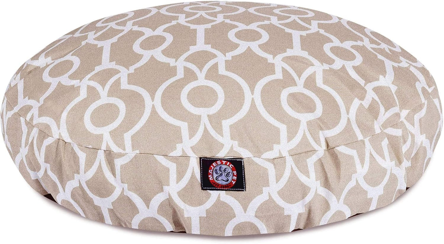 Majestic Pet Athens Sand Large Round Pet Bed