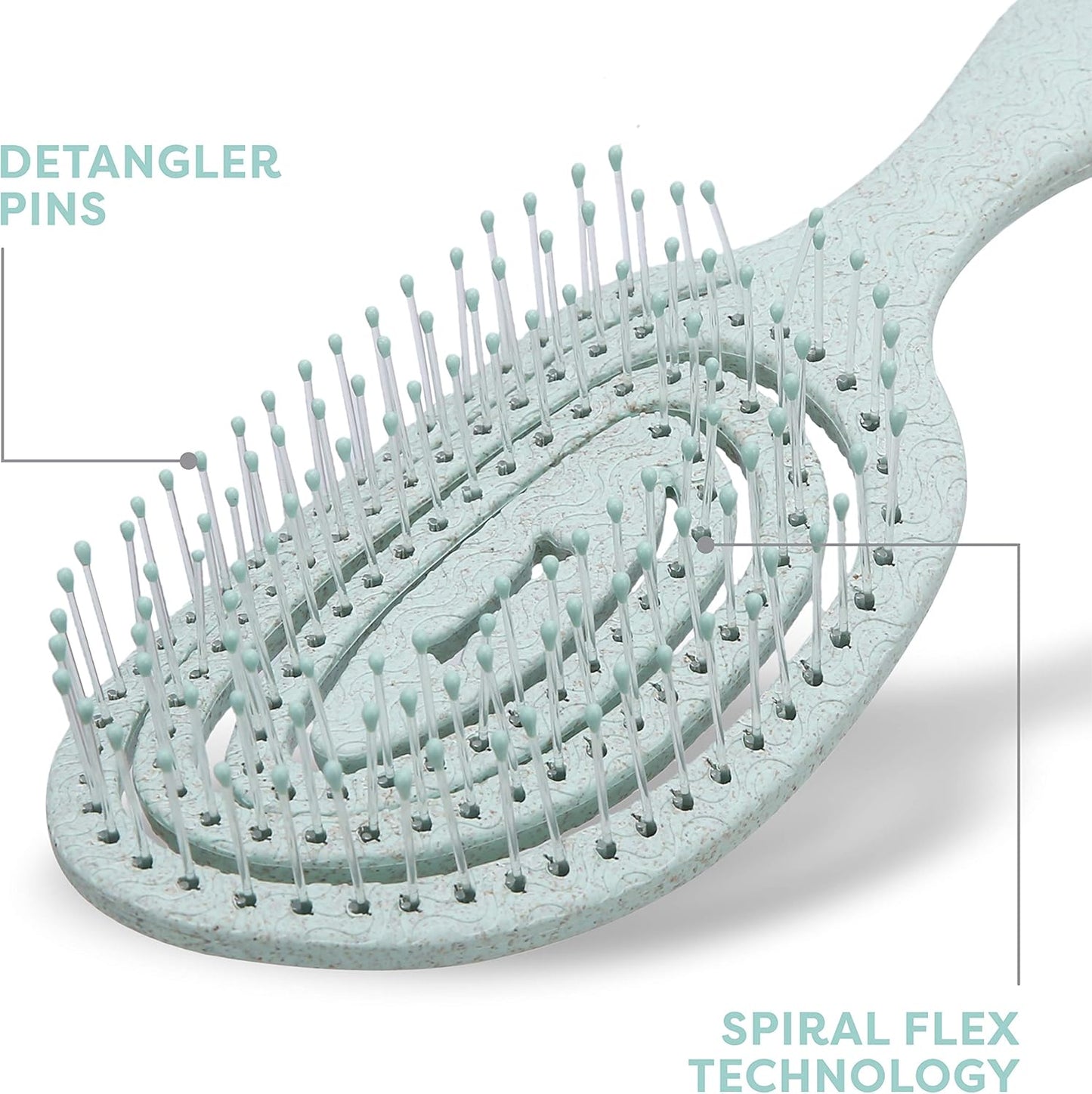 BioSilk for Pets Eco Friendly Detangling Pin Brush for Dogs, Gentle Dog Grooming Brush Designed to Help Remove Knots and Tangles and Support Healthy Coats for All Dogs