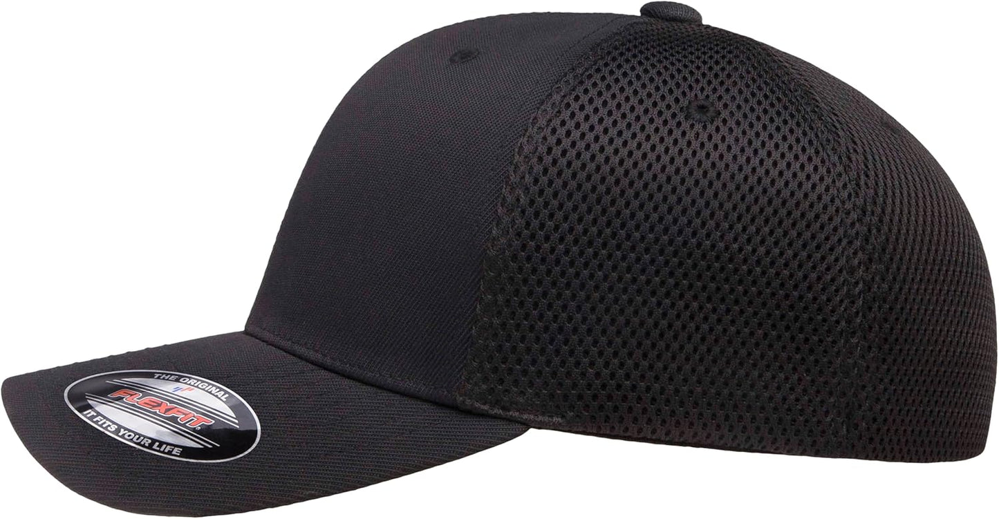 Flexfit Unisex Mesh Fitted 2-Tone Trucker Hat, One Size