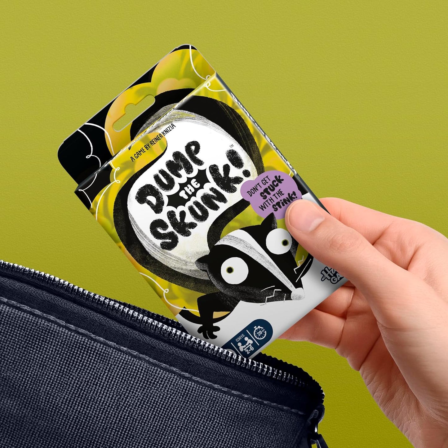 Dump The Skunk! Game | Family Card Game by Reiner Knizia | Ages 7 and Up | 2-6 Players | 20 Mins. | Easy to Learn Games for Kids, Teens, and Adults