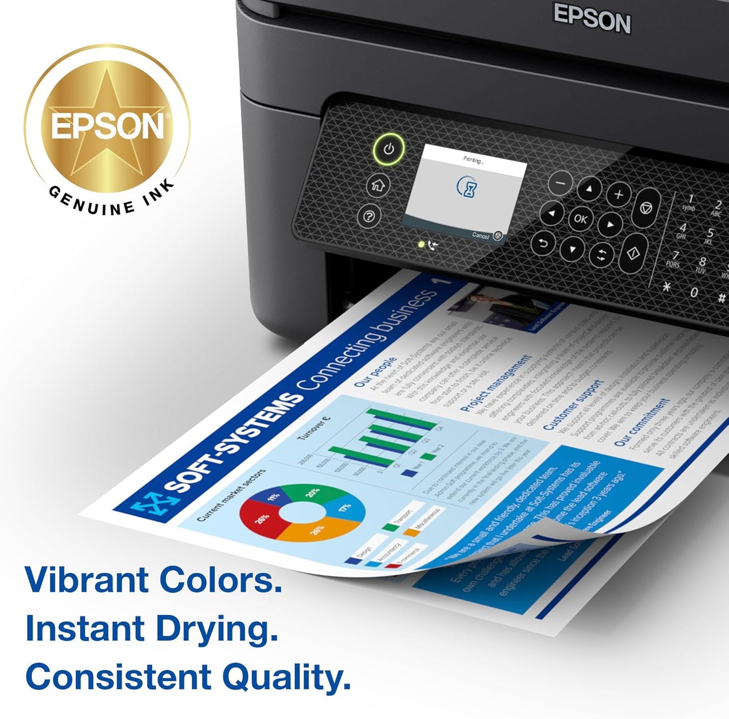 EPSON 232 Claria Ink High Capacity Black & Standard Color Cartridge Combo Pack (T232XL-BCS) Works with WorkForce WF-2930, 2950 and Expression XP-4200, 4205