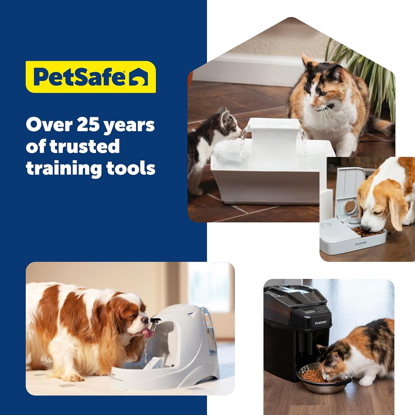 PetSafe Drinkwell Replacement Foam Filters - Improves Water Cleanliness - Protects Pump - Catches Hair & Debris - Compatible with Ceramic, Stainless, & Plastic Pet Fountains