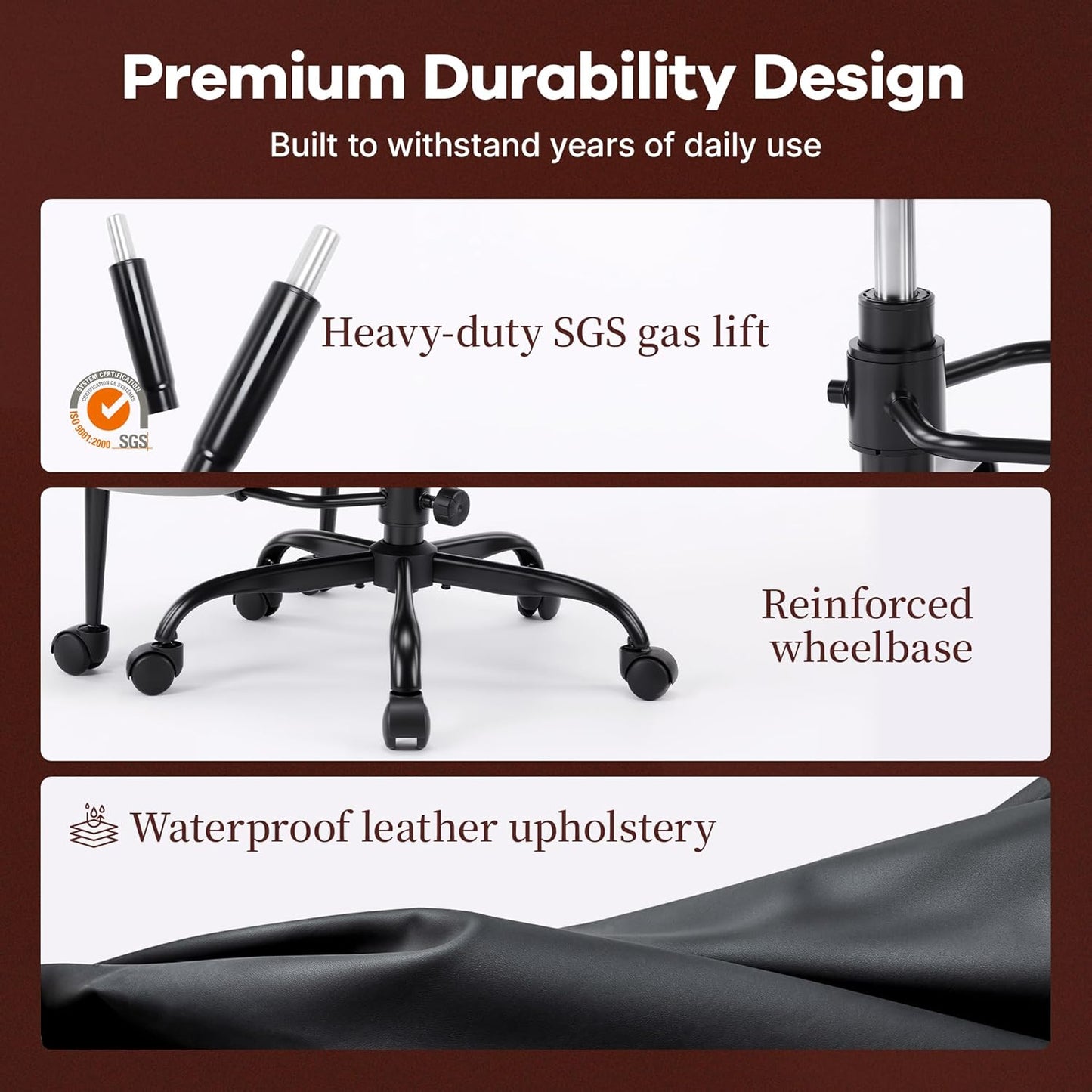 AreShark Cross Legged Office Chair,ADHD Criss Cross Desk Chair with Wheels & Stretchable Rotating Footrest,Height Adjustable Wide Yoga Kneeling Meditation Chair with Flip-up Armrests Back Support