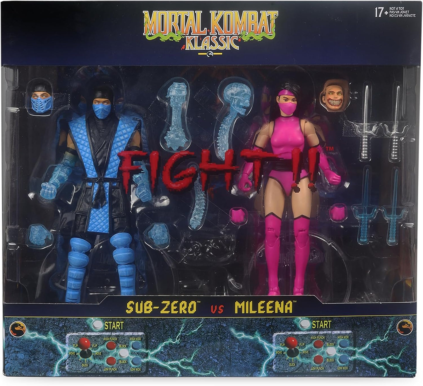 Mortal Kombat Sub Zero VS Mileena - 2pk- Classics WV1