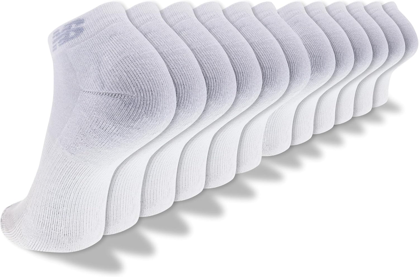 New Balance Unisex Adult Performance Cushioned Low Cut Socks - 6 & 12 Pairs - Moisture Wicking