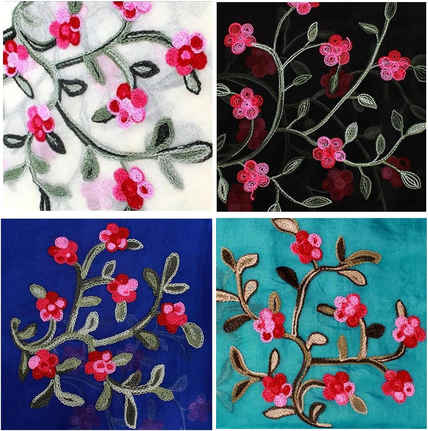 Tapp Collections Embroidery Chiffon Lightweight Fashion Summer Fall Scarf Wrap Shawl for Women