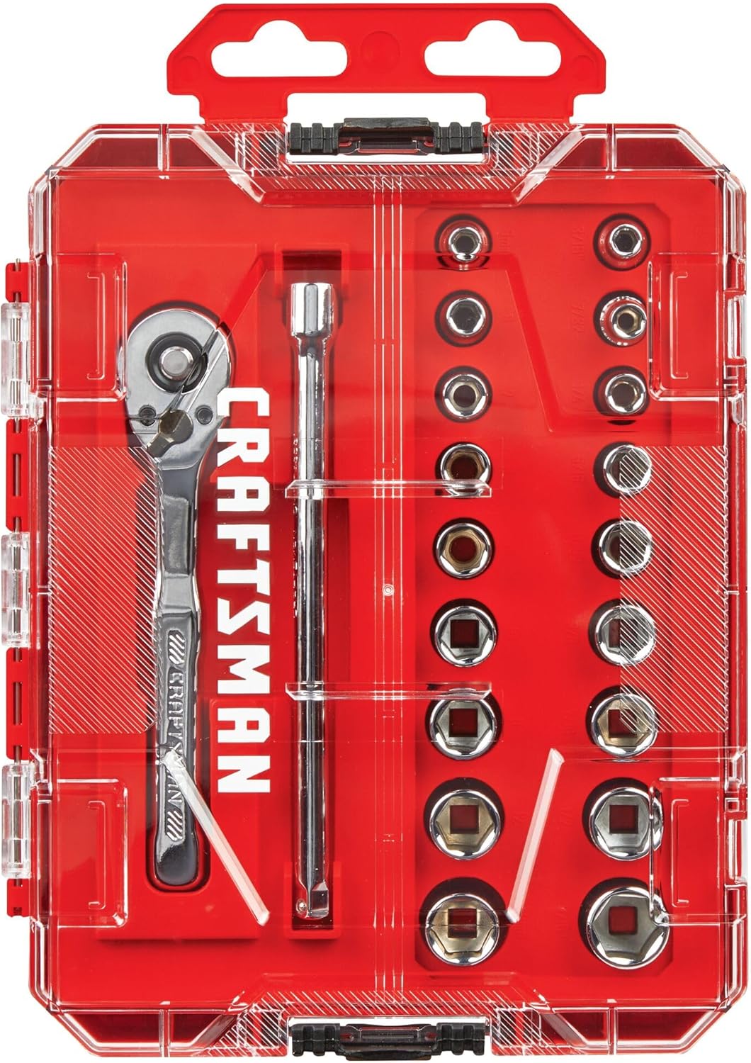 CRAFTSMAN Mechanics Tool Set, 1/4 Inch Drive, 20 Piece (CMMT12108)