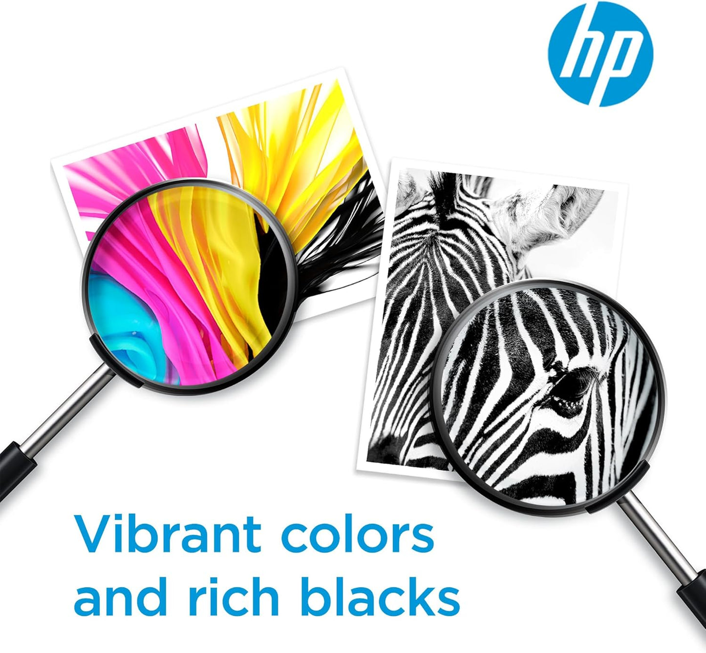 HP 65 Black/Tri-Color Ink Cartridges (2-Pack) | Works with AMP 100, DeskJet 2600, 3700, Envy 5000 | Eligible for Instant Ink | T0A36AN