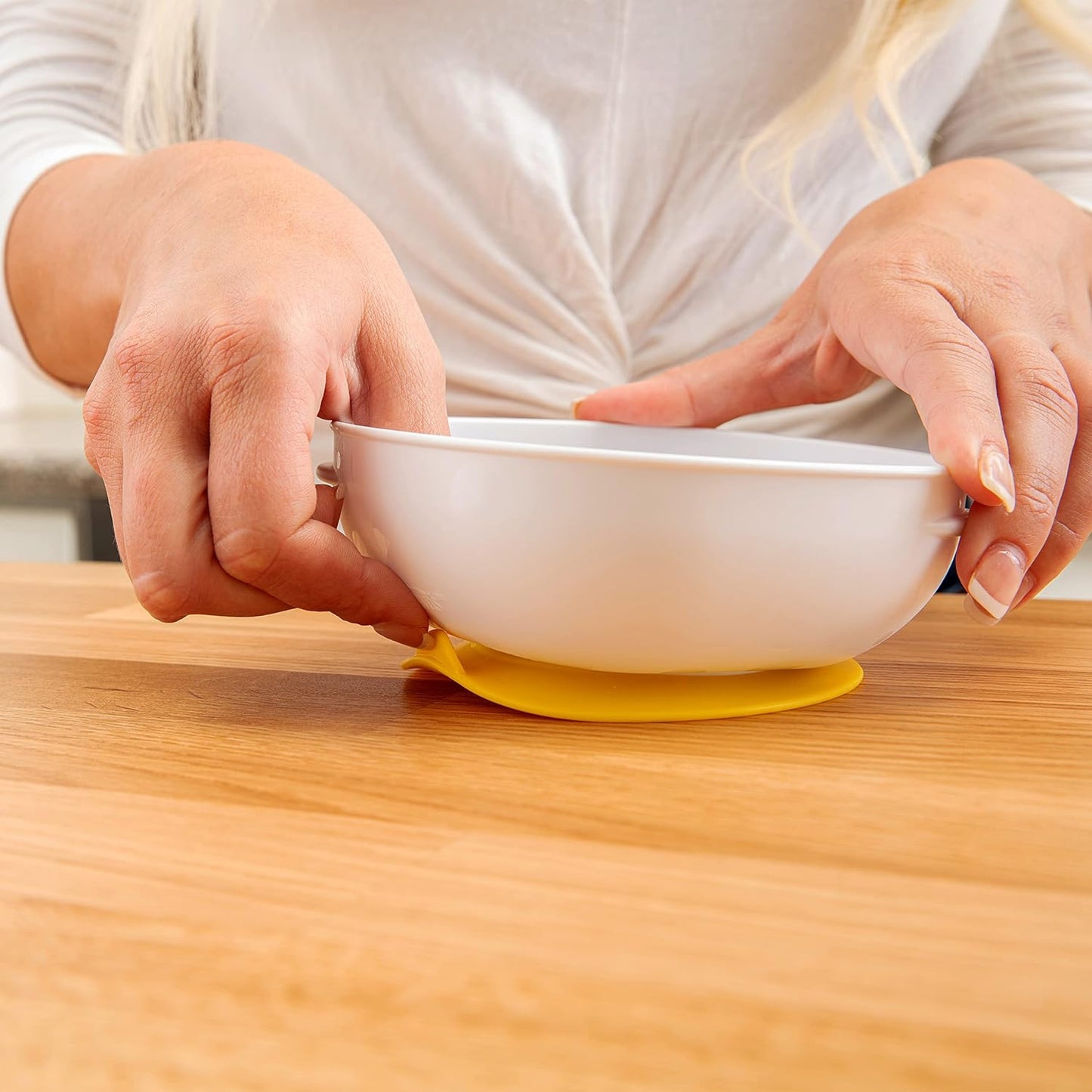 Dr. Brown's No-Slip Strong Suction Bowls for Babies and Toddlers, Baby Led Feeding, 2-Pack, BPA Free, 4m+