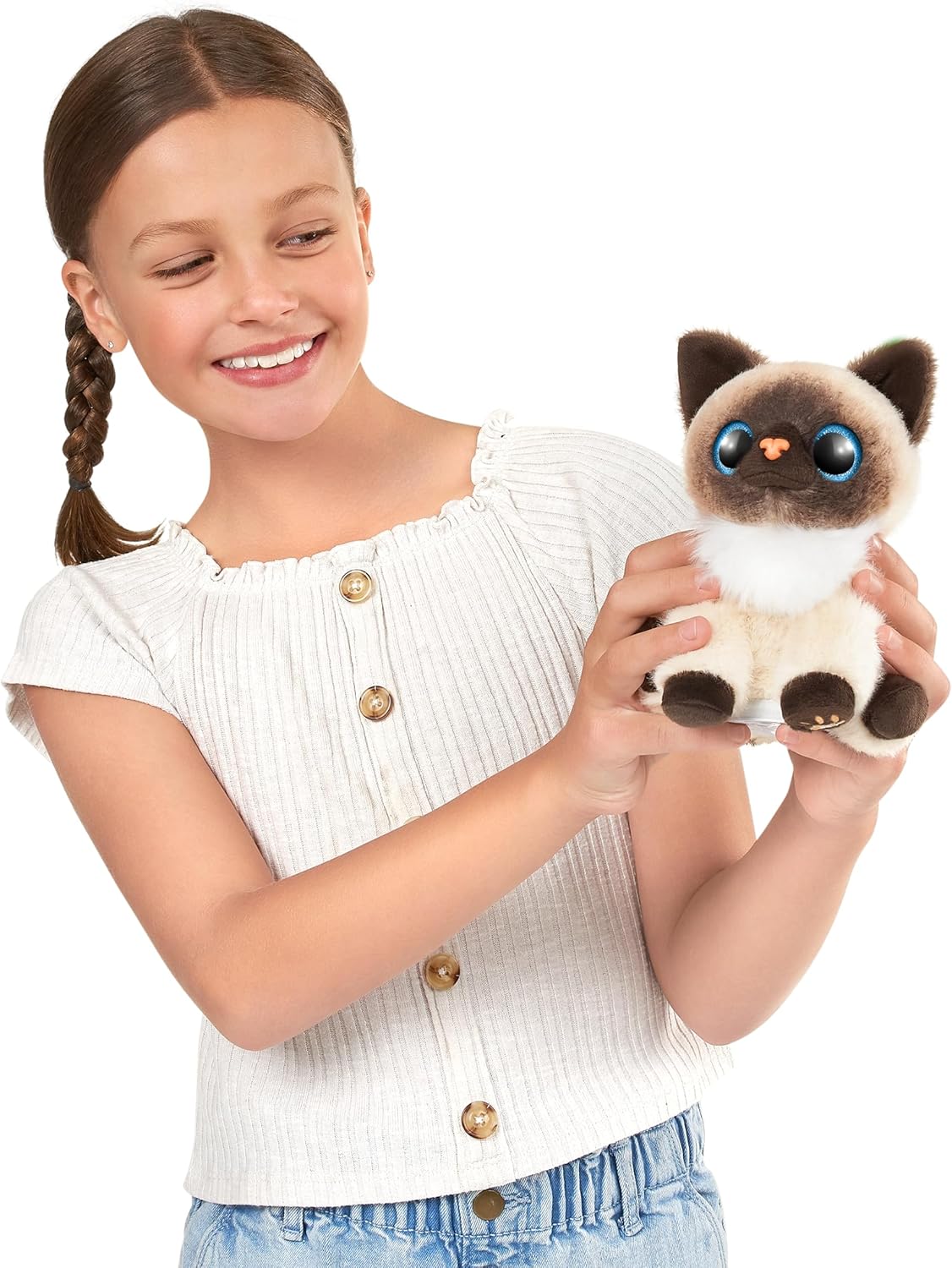 Pets Alive Smitten Kittens Surprise (Bombay Cat Lucky) by ZURU Nurture Play Soft Toy Unboxing Adopt Interactive 10 Sounds