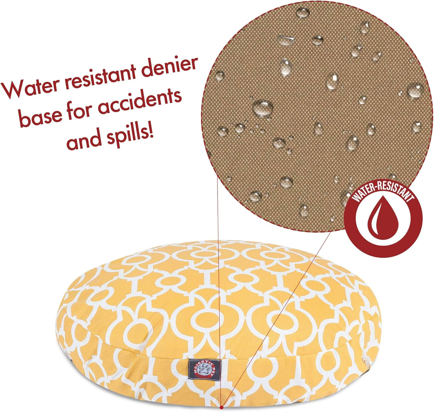 Majestic Pet Athens Citrus Large Round Pet Bed