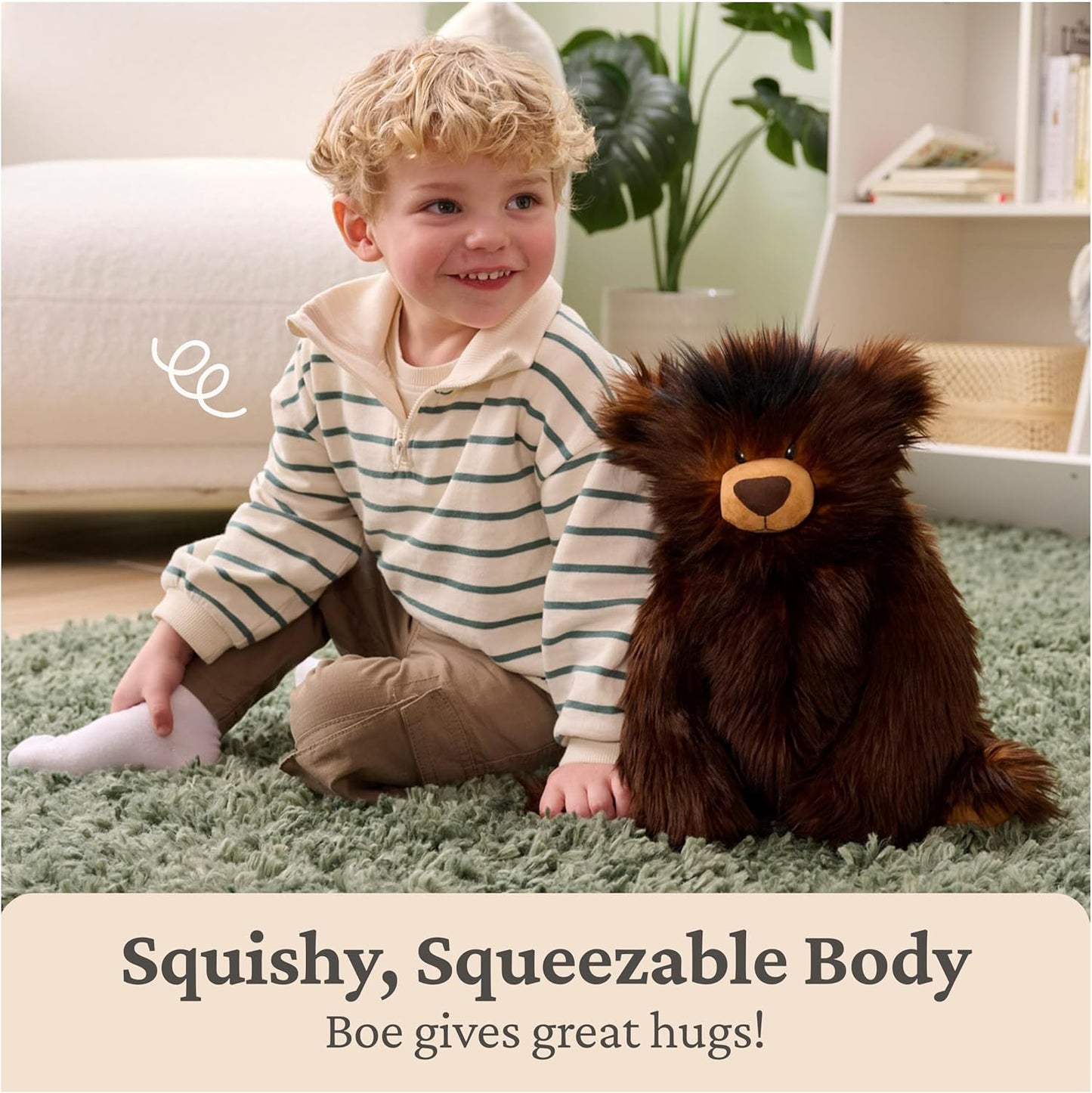 GUND BOE Classic Teddy Bear, Premium Bear Stuffed Animal, Plush Toy for Ages 1 and Up, Brown, 12”