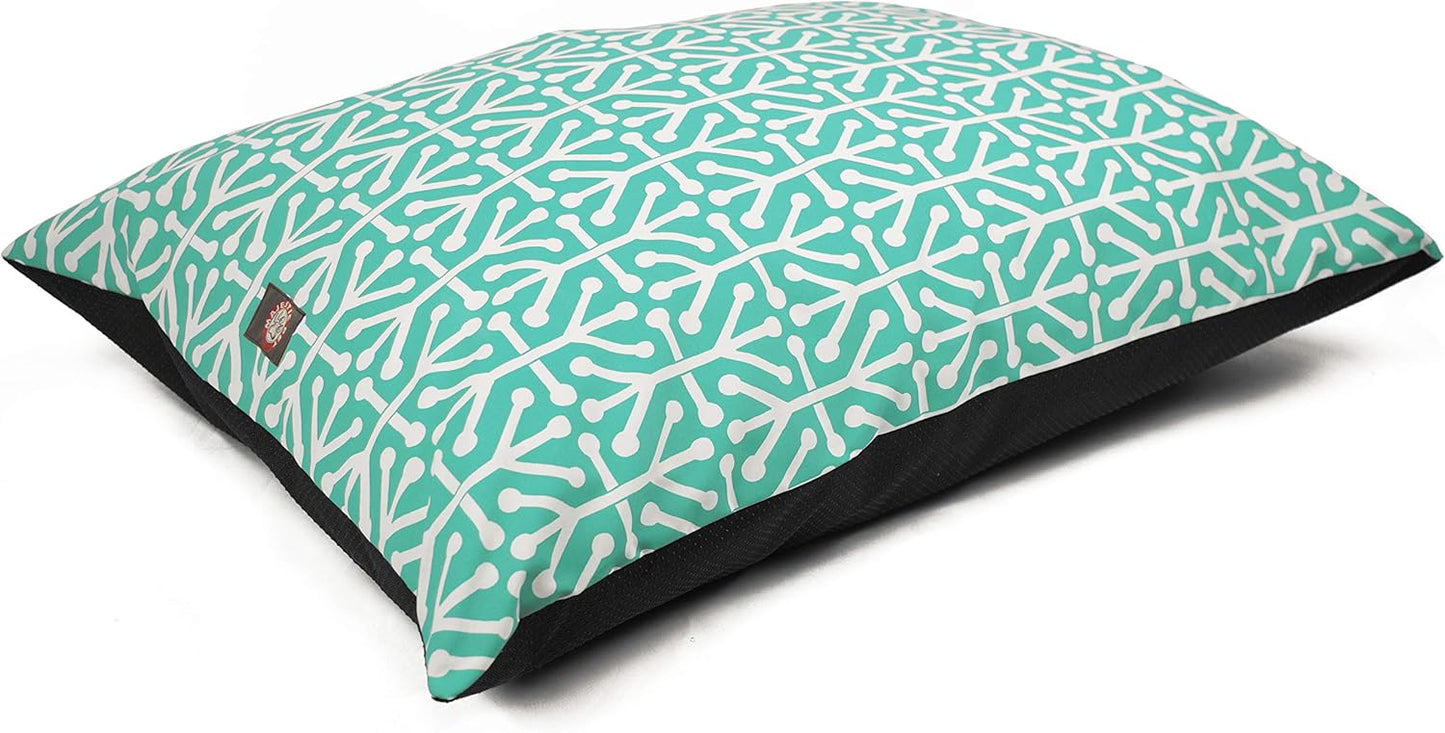 Majestic Pet Washable Rectangle Dog Crate & Kennel Bed - Non Slip, Comfortable - Super Value Pillow Dog Bed - Large Breed (46 x 35 Inch) - Aruba Pacific