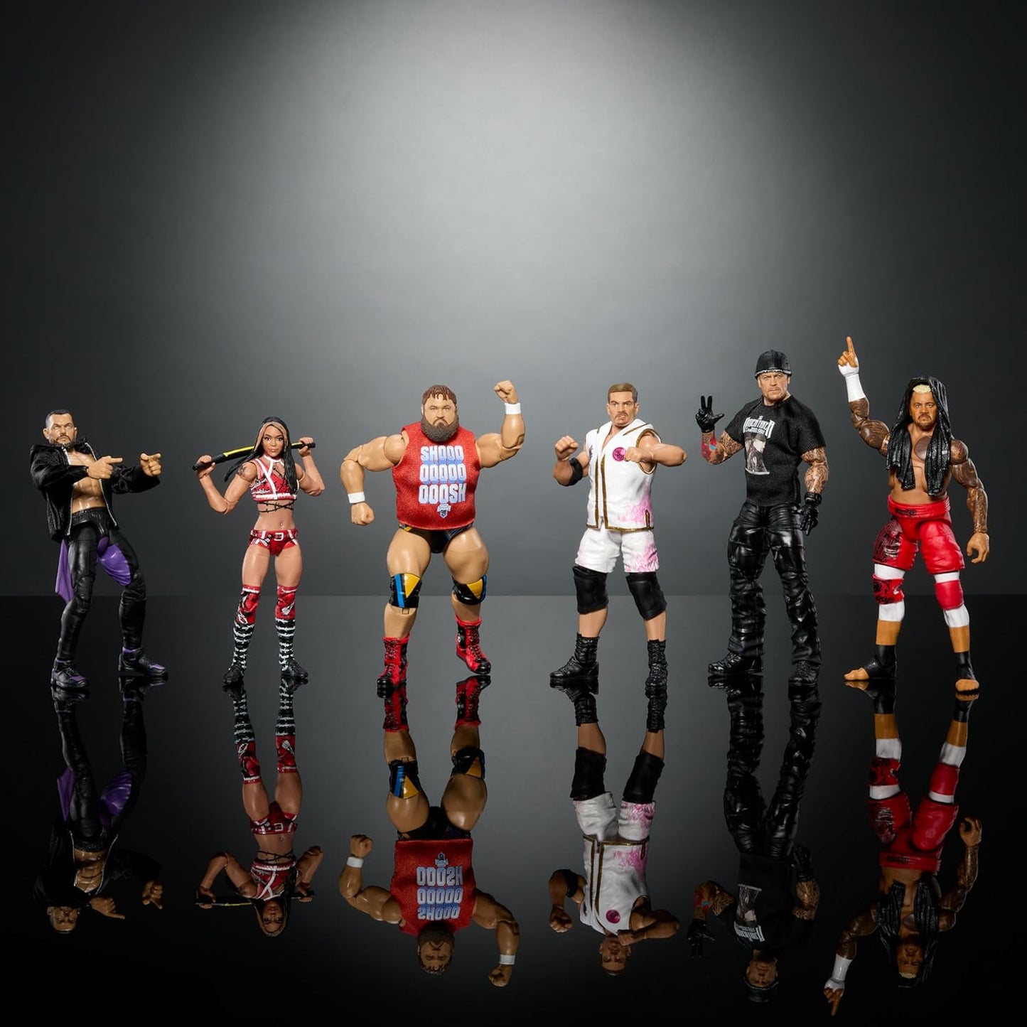 Mattel WWE Elite Action Figure & Accessories, Series #107 Finn Balor 6-inch Collectible with 25 Articulation Points & Swappable Hands
