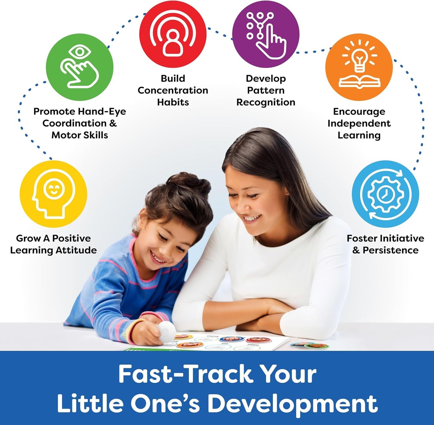 Montessori Preschool Busy Book for Toddlers Ages 3 and Up - Preassembled - Preschool Learning Activities Homeschool Montessori Toys - Gifts for 3 Year Old Boys Girl Birthday - Easter Gifts for Kids