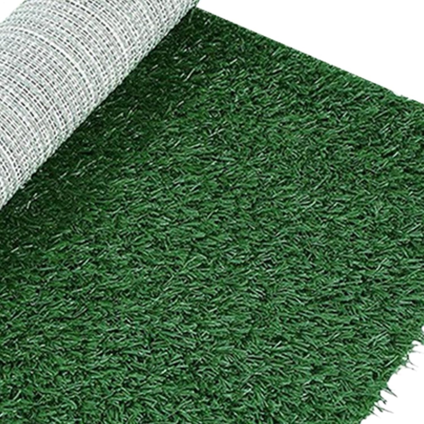 Reusable Grass Potty Pad, Fake Turf Training Pad, Leakproof with Absorbent Core, Comfortable Puppy Toilet Mat , Pet Training Pads with Natural Look, Dog Toilet Pads for Indoor Areas