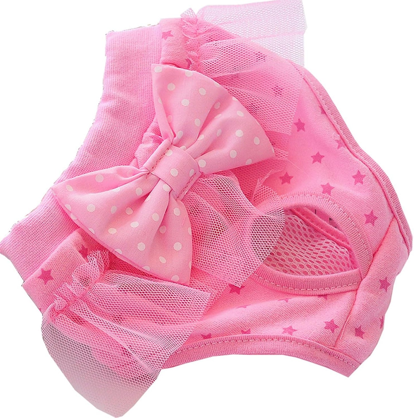 Female Dog Sanitary Panties Diaper Pantie Diapers Lace Underwear Skin Friendly Pet Supplies Period Pants Washable