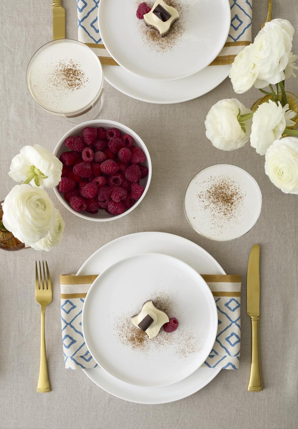 Lenox 899190 Modern White Coupe 18-Piece Dinnerware Set, Service For 6