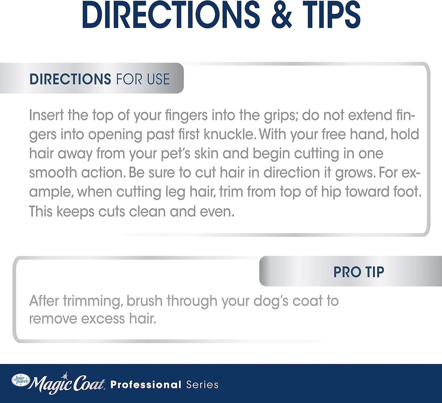 Four Paws Magic Coat Professional Series Grooming Brushes for Dogs & Cats l Trimmers, Nail Clippers, & Brushes Dog & Cat