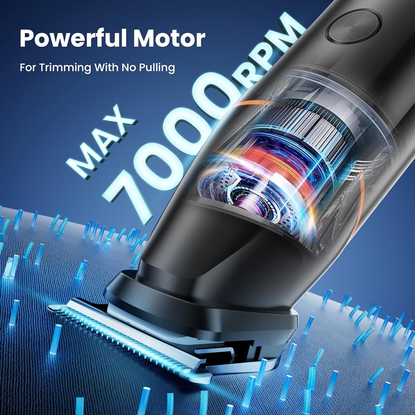 Manscape Body Hair Trimmer for Men, Waterproof Pubic, Groin & Ball Shaver, No-Nick Mens Electric Grooming Kit with LED Display, USB Rechargeable, Adjustable Guide Comb