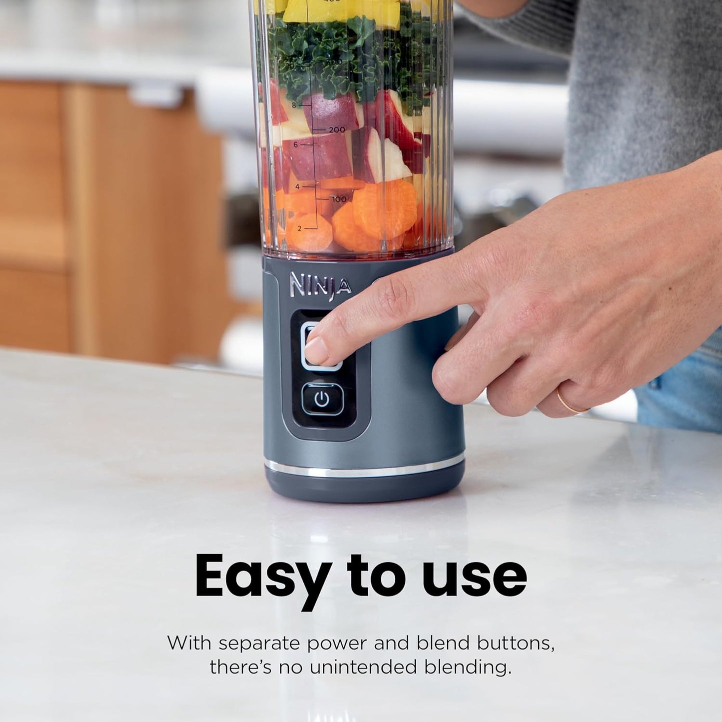 Ninja Blast Portable Blender, Cordless, 18oz. Vessel, Personal Blender For-Shakes and Smoothies, BPA Free, Leakproof-Lid and Sip Spout, USB-C Rechargeable, Dishwasher Safe Parts, Tinted Pink, BC151PK