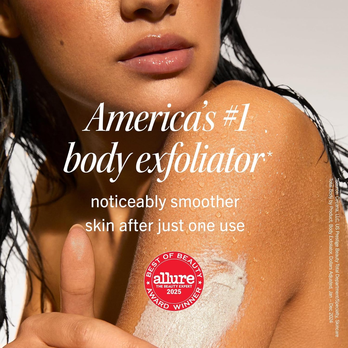 First Aid Beauty - KP Bump Eraser Body Scrub with 10% AHA, Keratosis Pilaris Skin Exfoliater with Glycolic and Lactic acids, Helps Reduce Chicken Skin Bumps, Safe for Sensitive Skin, 8 oz + Bonus, 2ct