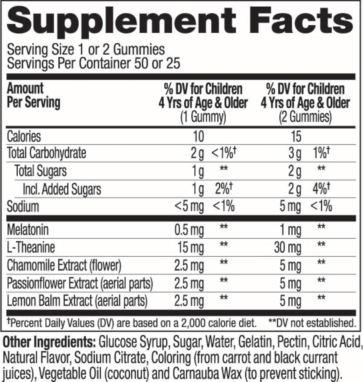 OLLY Kids Sleep Gummy, 0.5mg Melatonin, L Theanine, Chamomile, and Lemon Balm, Childrens Chewable Supplement, Raspberry - 50 Count