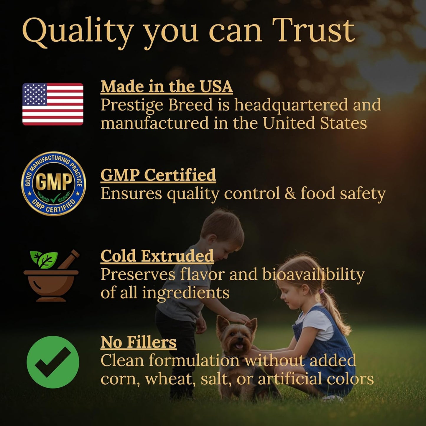 Multivitamins, Balanced Nutrition for Your Yorkie, 90 Count, Made in The USA with Real Bacon