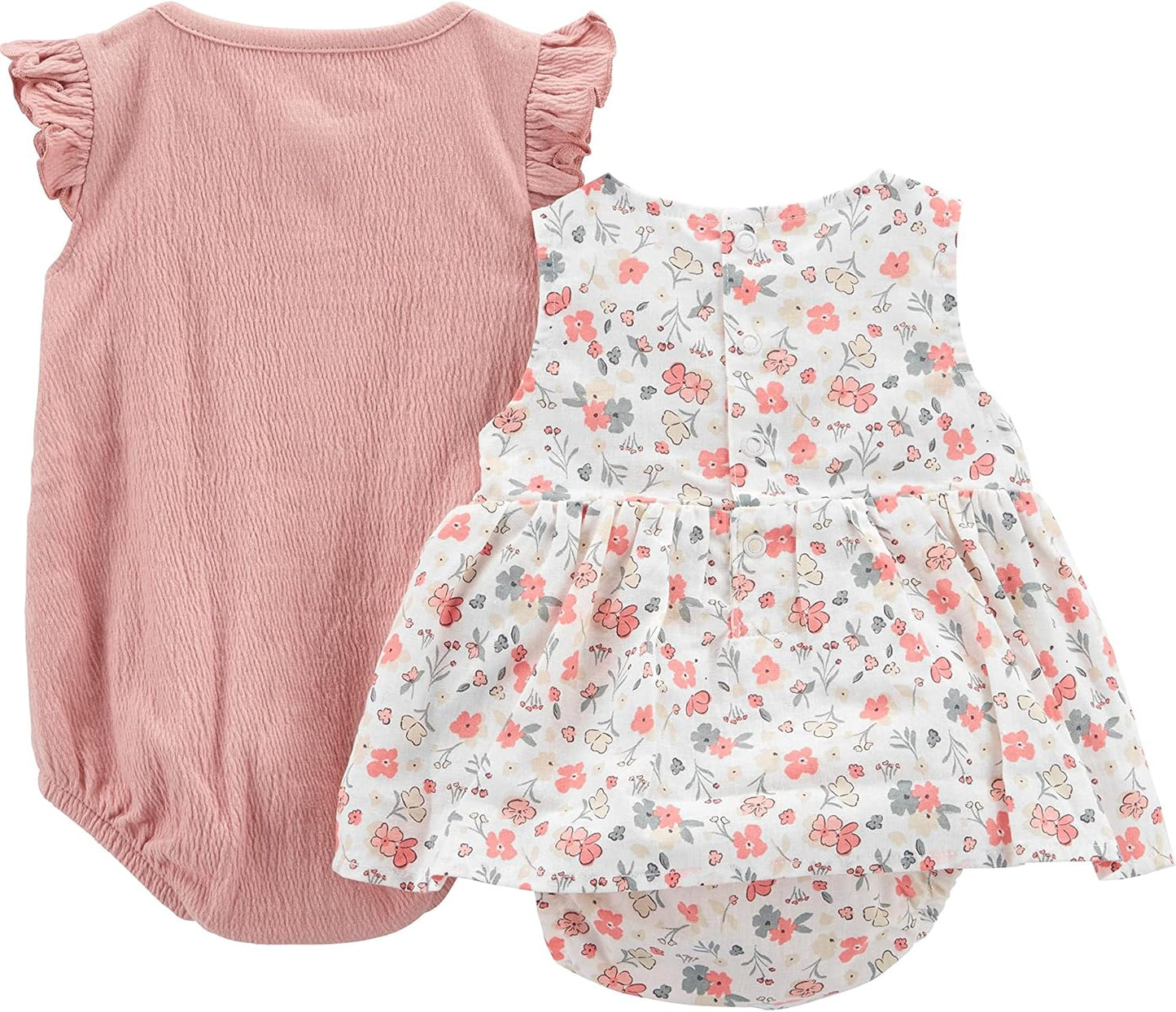 Simple Joys by Carter's Baby Girls' 2-pack Sleeveless Rompers