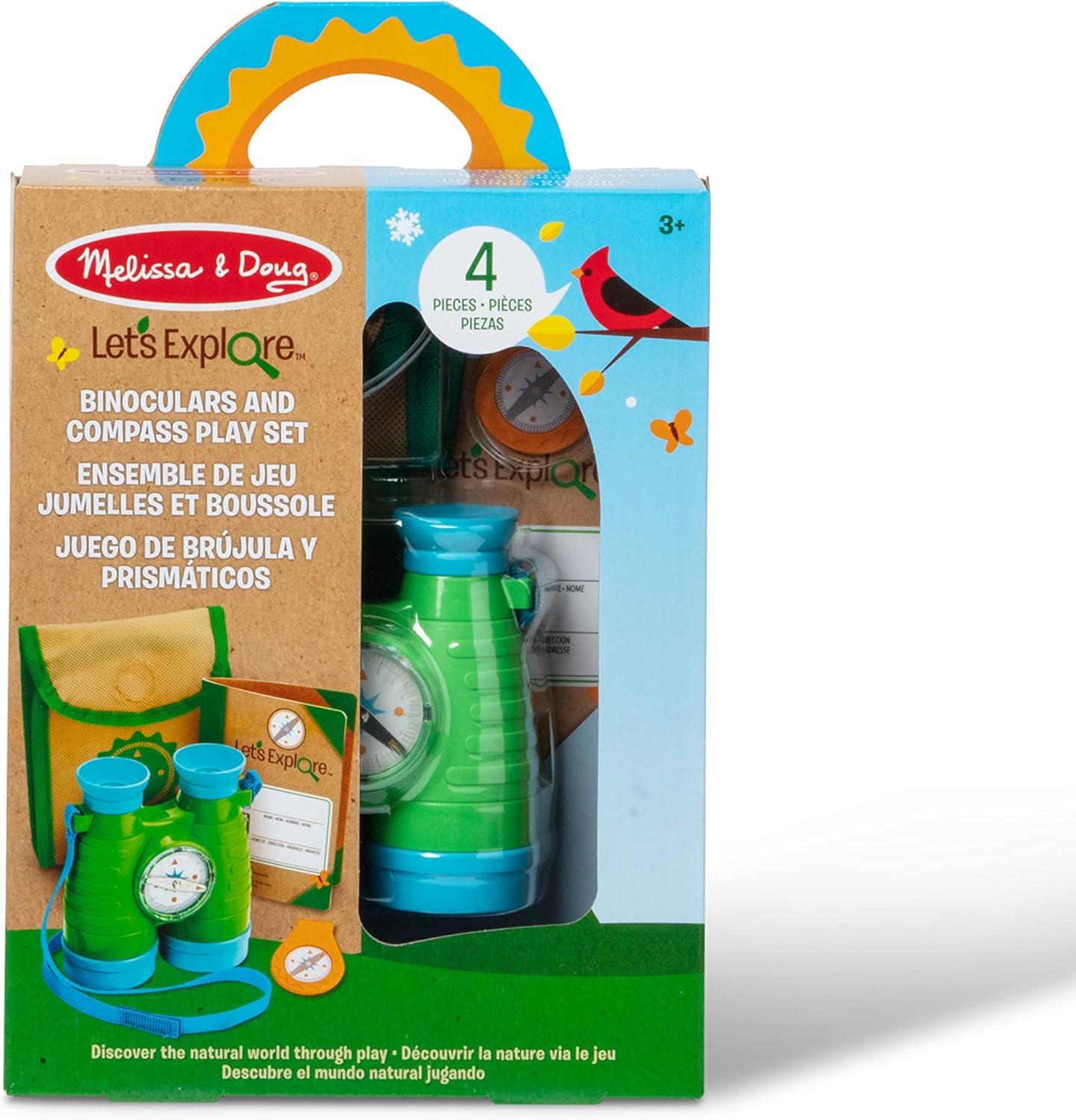 Melissa & Doug Let's Explore Binoculars & Compass Play Set