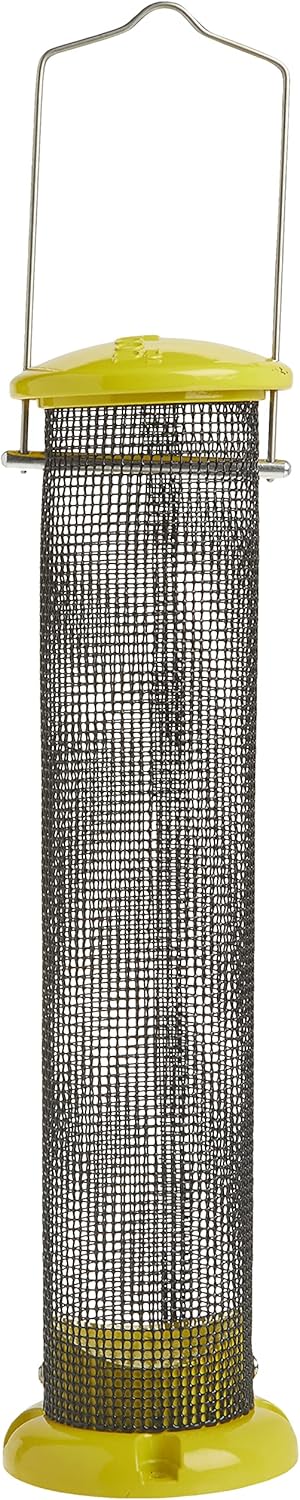 Woodlink NAWLNT Audubon Die Cast Aluminum Finch Screen Tube Wild Bird Feeder, 13-Inch,beige