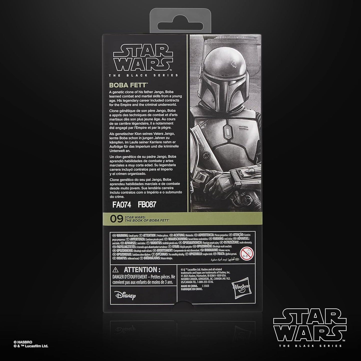 STAR WARS The Black Series Boba Fett, The Book of Boba Fett Premium Collectible 6 Inch Action Figure