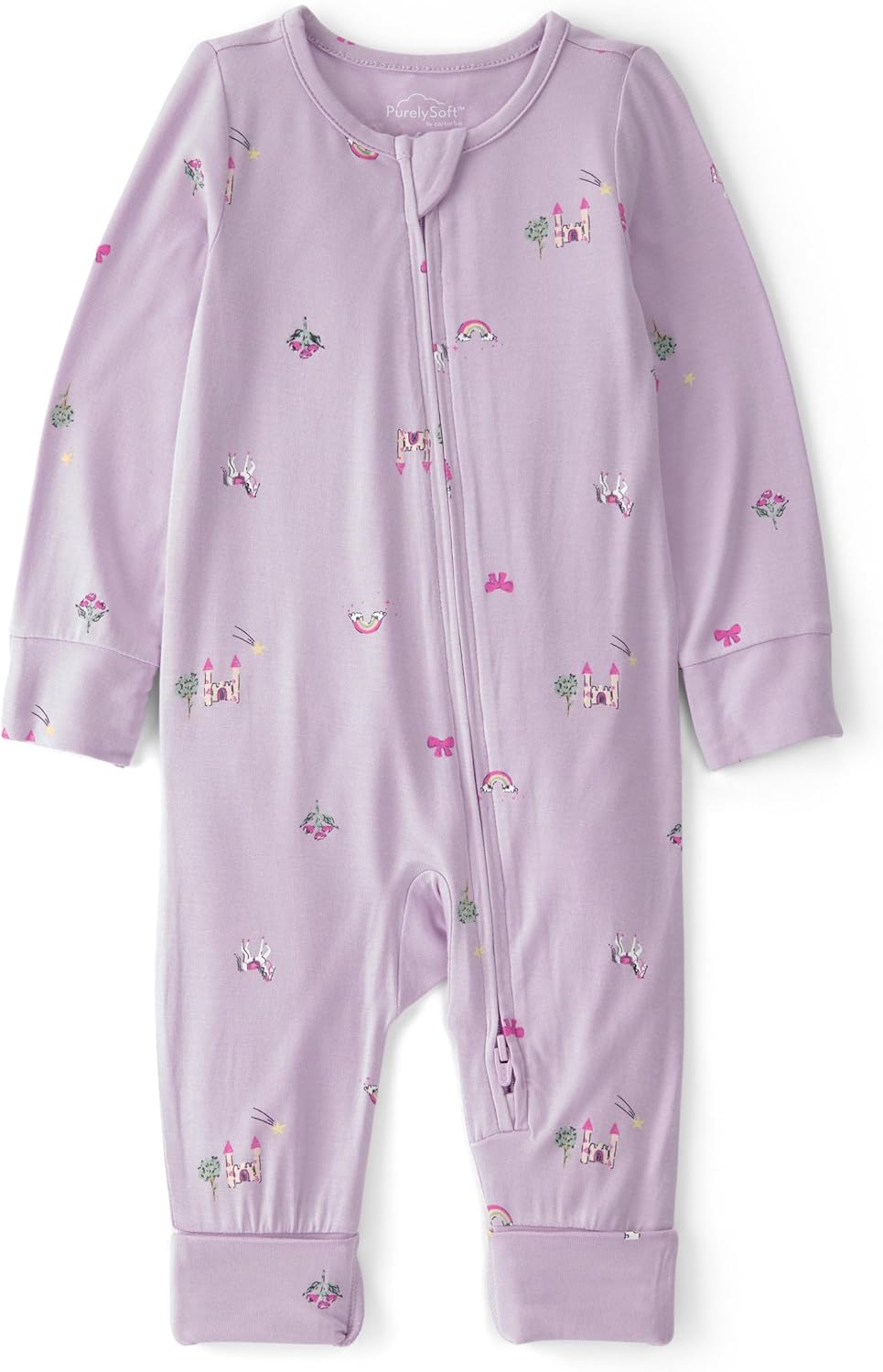 Carter's Baby Girls' Purelysoft Sleep and Play Pajamas
