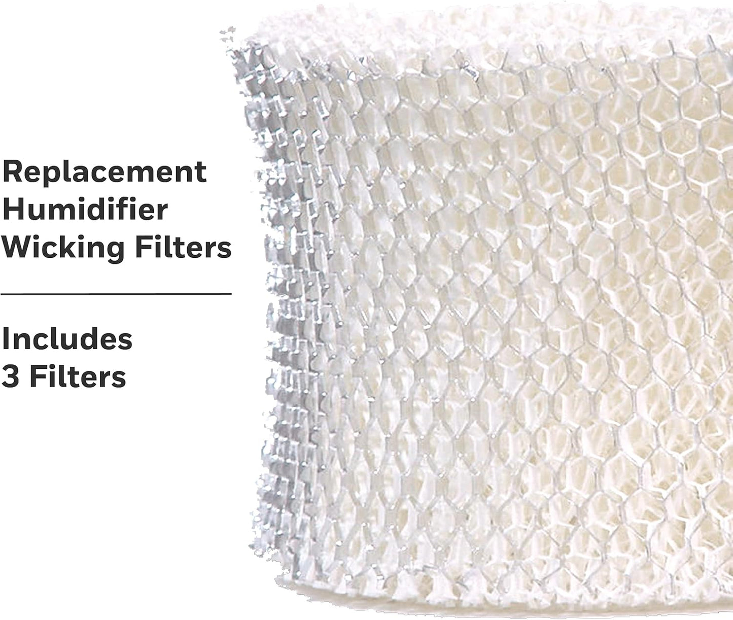ProTec Humidifier Filter Replacement, Wicking, Pack of 3 – Replacement Filter Works with Vicks Cool Mist Humidifiers and Other Models