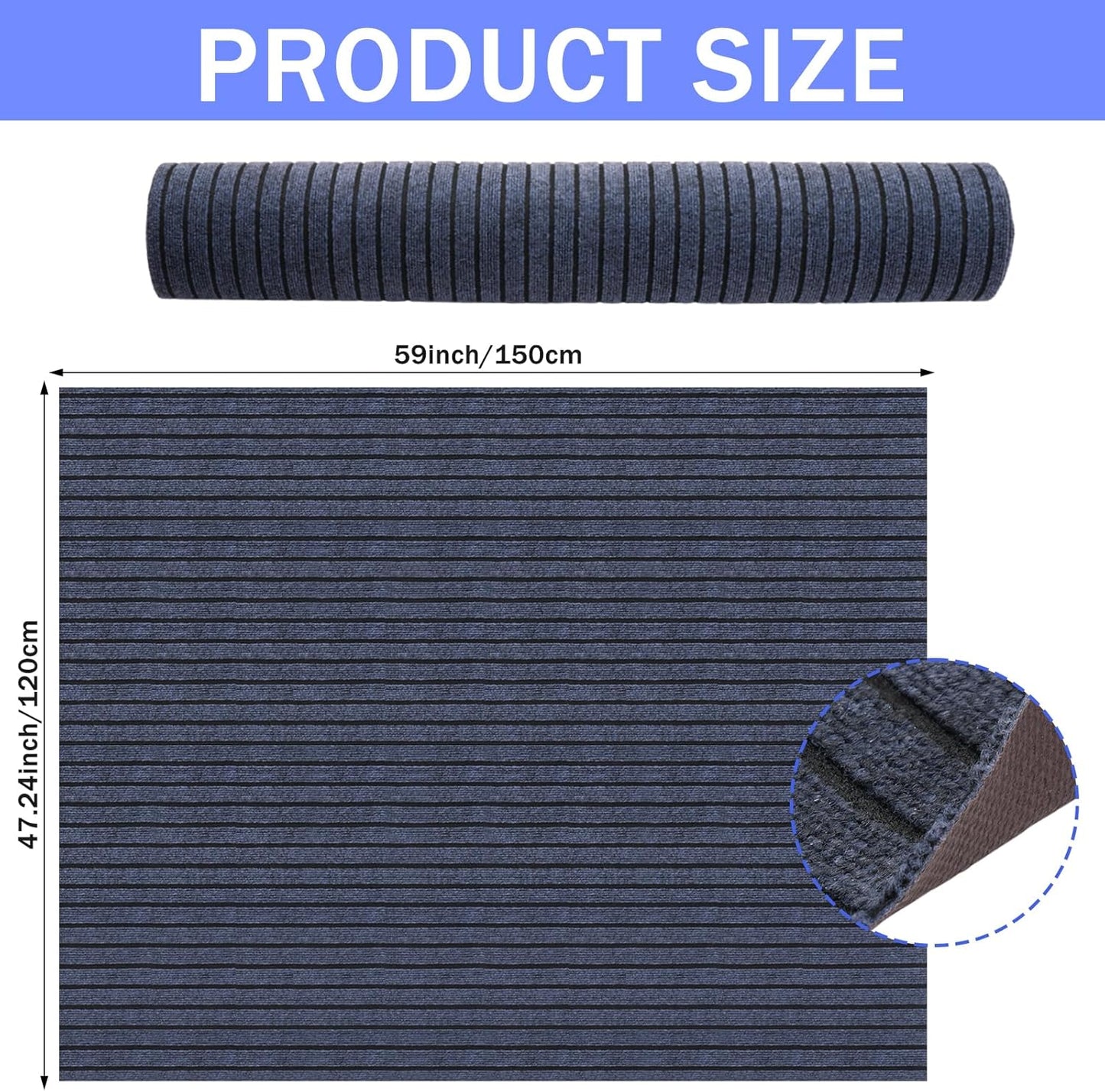 47" X 59" Mat for Under Dog Crate Waterproof Non-Slip Kennel Mat to Protect Floors Dog Playpen Mat Reusable Waterproof Non Slip Rug Whelping Pad for Pet