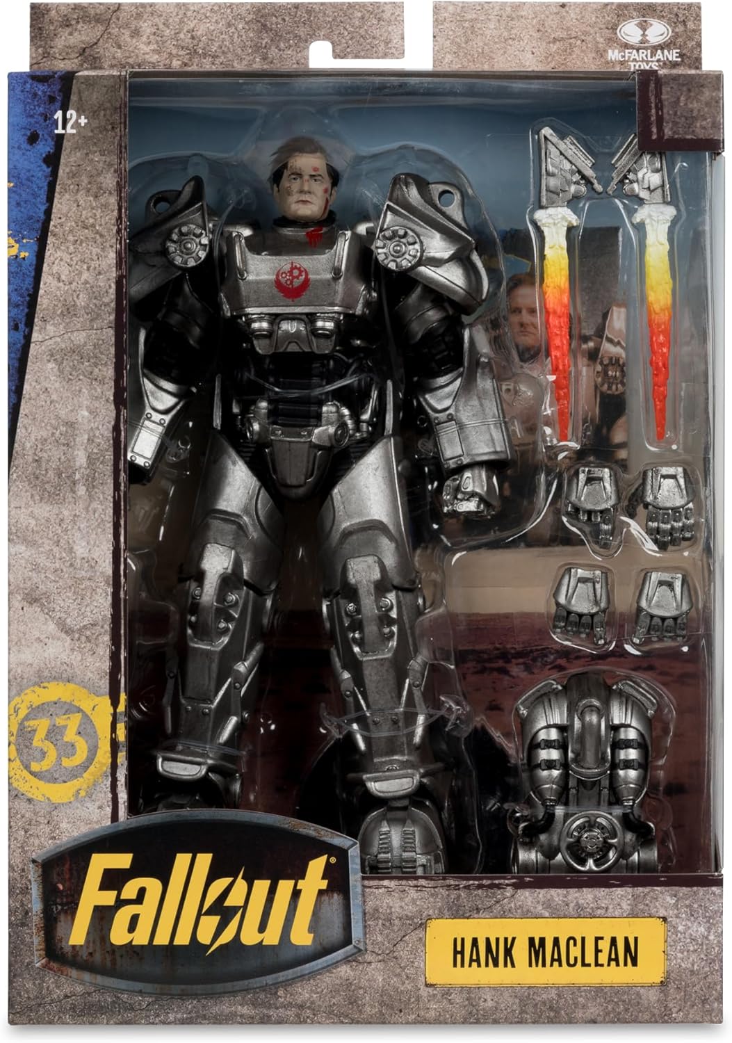 McFarlane Toys- Fallout Hank MacLean 7in Deluxe Action Figure