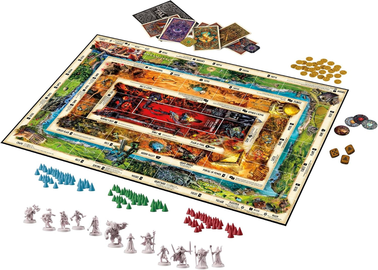 Avalon Hill Talisman: The Magical Quest Board Game, 5th Edition | Fantasy Tabletop Adventure Games | Ages 12 and Up | 2 to 6 Players | Roleplaying Strategy Games