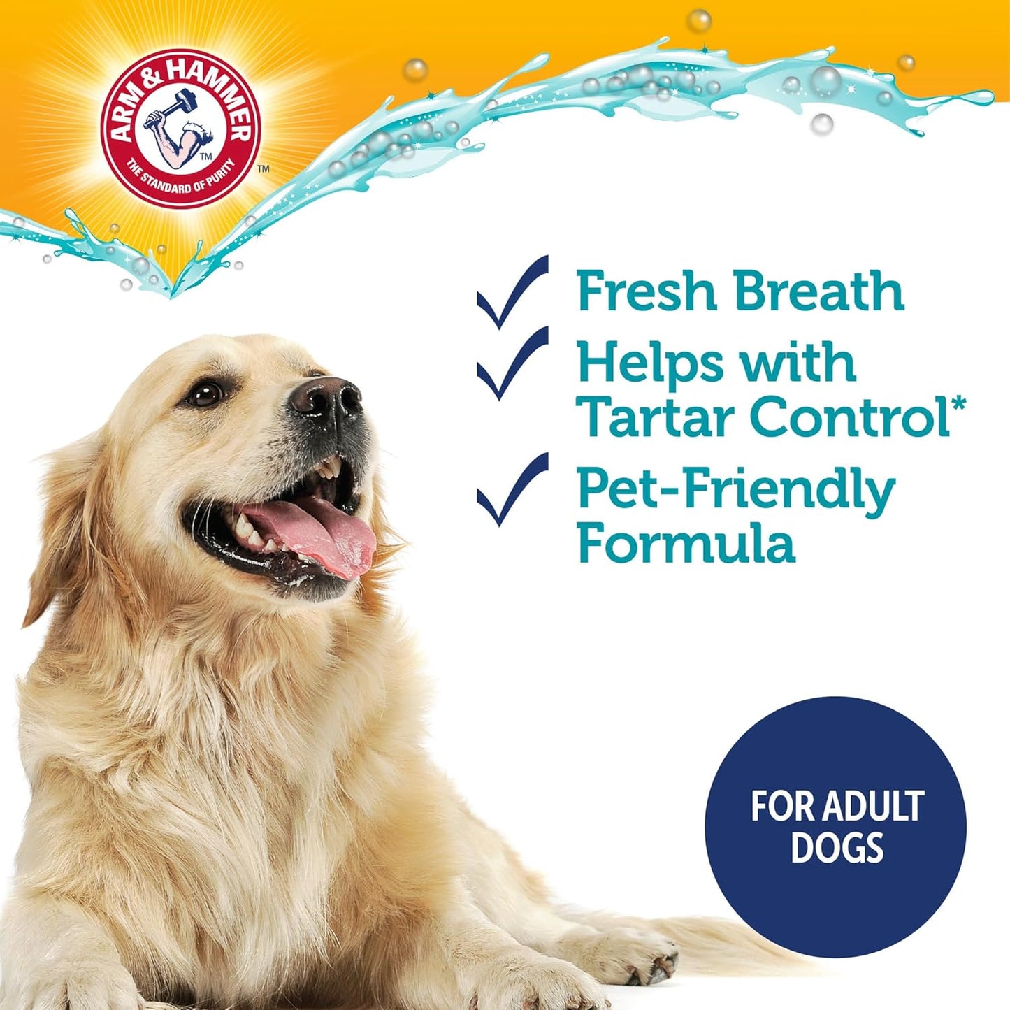 Arm & Hammer Complete Care Enzymatic Dog Toothpaste with Baking Soda and Calcium, Fluoride Free Formula for Plaque Tartar Control and Fresh Breath, Chicken Flavor, 6.2 Oz