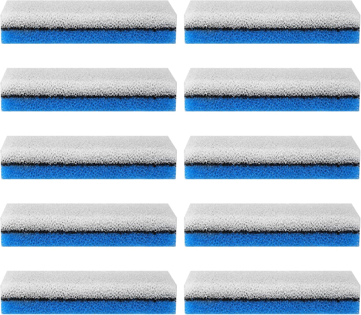 10Pcs Pet Fountain Filters Replacement for WF020 Cat Water Fountain, Dog Water Dispenser Cat Fountain Filters