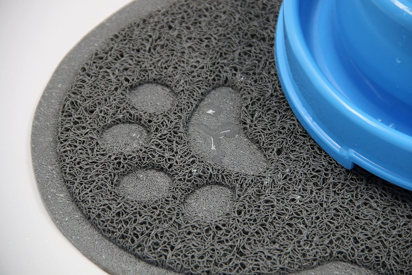 Petlike Pet Feeding Mat for Large Dogs and Cats, Non-Slip and Waterproof Large Dog Bowl Mat for Food and Water, Easy to Clean(Exclude Bowl…