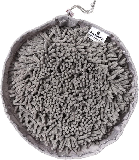 Pet Parents Forager Bowls, Slow Feeder Dog Bowls with SoftSnout & Non-Slip Backing Technology, Dog Feeder Mat & Snuffle Mat for Large Dogs and Small Dogs (Forest Modern Grey)