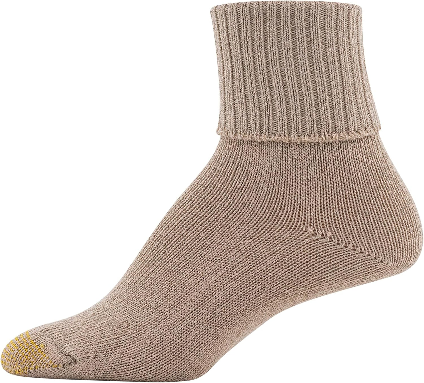 Gold Toe Women's Three-Pack Bermuda Turn-Cuff Sock