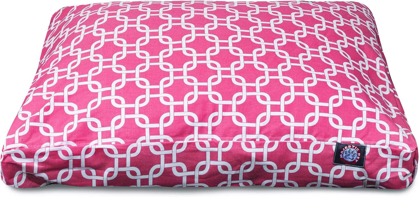Majestic Pet Coral Links Small Rectangle Pet Bed