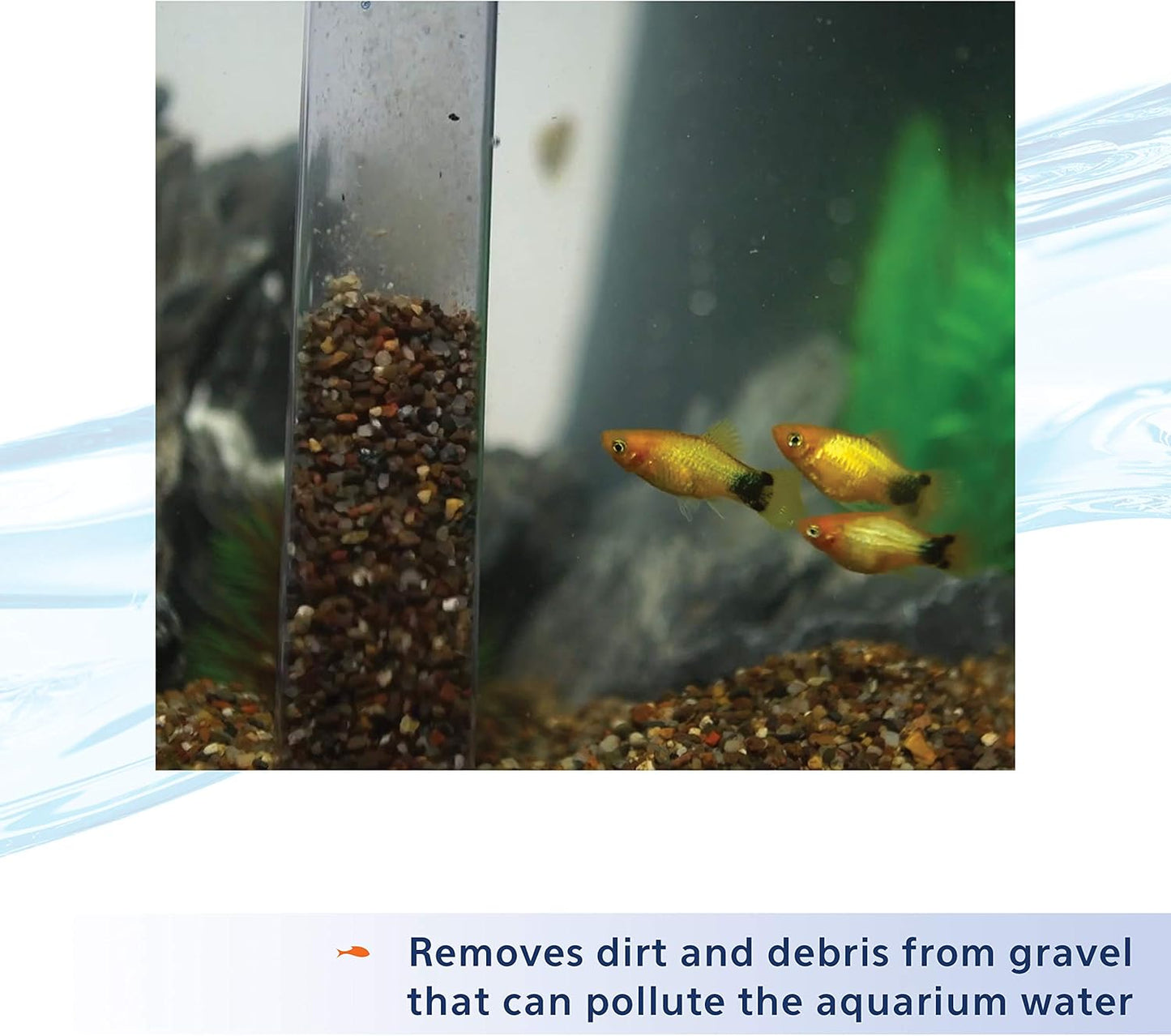 Aqueon Aquarium Siphon Vacuum Gravel Cleaner Large - 16 Inches