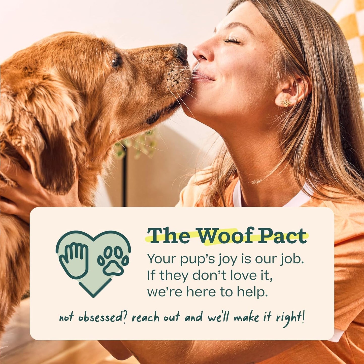 WOOF LickMat - Easy-to-Clean Lick Mat for Dogs - Slow Feeder Mat with Non-Slip Design - BPA-Free Silicone Lick Mat - Interactive Dog Toys - Green